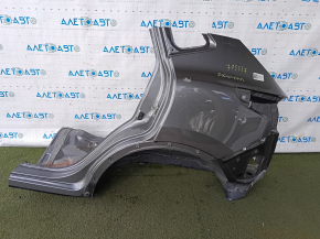 Quarter wing rear left Nissan Rogue Sport 17-19 on the body, graphite