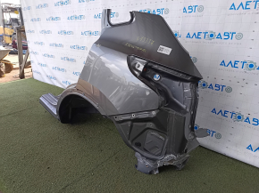 Quarter wing rear left Nissan Rogue Sport 17-19 on the body, graphite