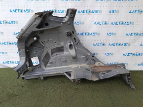 Quarter wing rear left Nissan Rogue Sport 17-19 on the body, graphite