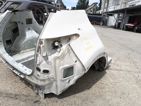 Kia Sportage 17-19 rear right quarter wing on the body, white, bumpers