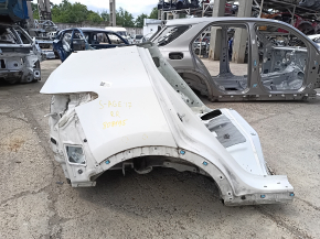 Kia Sportage 17-19 rear right quarter wing on the body, white, bumpers
