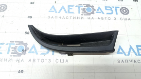 Right front bumper grille for Toyota Prius V 15-17, restyling, sand-finished