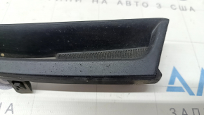Right front bumper grille for Toyota Prius V 15-17, restyling, sand-finished