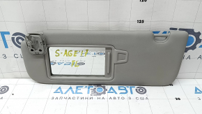 Left visor for Kia Sportage 17-22, gray, without hook