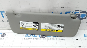 Left visor for Kia Sportage 17-22, gray, without hook