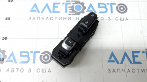Front right window lift control for Kia Sportage 17-22, black with chrome, chrome trim