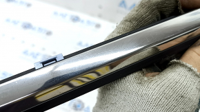 Molding door-glass center rear left Kia Sportage 17-22 chrome, worn