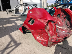 Quarter wing rear left Lexus NX300 NX300h 18-21 under BSM, on the body, red