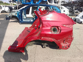 Quarter wing rear left Lexus NX300 NX300h 18-21 under BSM, on the body, red
