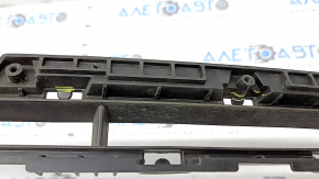 Front bumper grille, central, Kia Sportage 17-19 FWD, structure, broken fasteners, crack