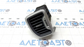 Front air vent deflector driver's left Kia Sportage 17-19 gray with black