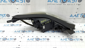 Left front headlight for Kia Sportage 17-19 FWD, halogen, needs polishing, cracked paint, peeling seal