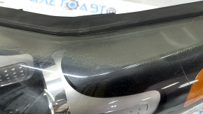 Left front headlight for Kia Sportage 17-19 FWD, halogen, needs polishing, cracked paint, peeling seal
