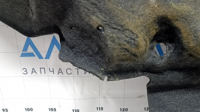 Right underbody protection for Toyota Highlander 20-22 3.5 is worn and has tears.