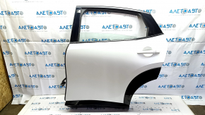 Rear left door assembly for Nissan Ariya 23-25, white XGA aluminum, scratches on trim