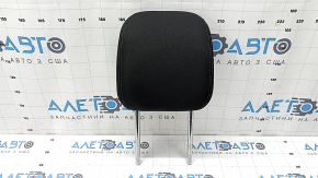 Kia Sportage 17-22 passenger seat headrest, black cloth with gray stitching