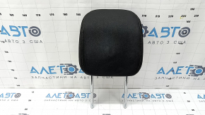 Kia Sportage 17-22 driver's seat headrest, black cloth with gray stitching, dry-cleanable