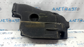 Right underbody protection for Lexus NX200t NX300 NX300h 15-21 is dented and has some cracks.
