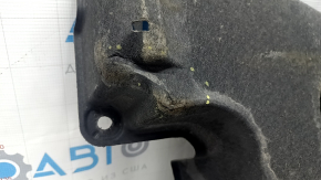 Right underbody protection for Lexus NX200t NX300 NX300h 15-21 is dented and has some cracks.