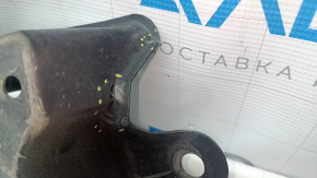 Rear left underbody protection for Lexus NX200t NX300 NX300h 15-21 is dented, broken, and scuffed.