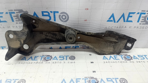 Rear left underbody protection for Lexus NX200t NX300 NX300h 15-21 is dented, broken, and scuffed.