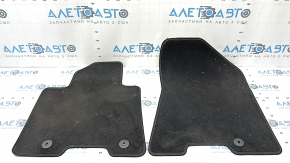 Set of Kia Sportage 17-22 floor mats, black, ready for cleaning
