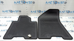 Set of Kia Sportage 17-22 floor mats, black, ready for cleaning