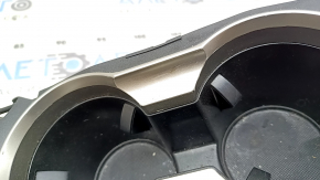 Lexus NX200t NX300h 15-17 center console trim with cup holders, black, without cover, scratches