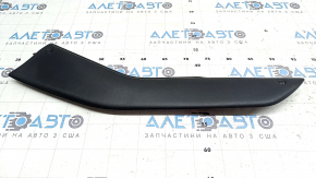 Lexus NX200t NX300h 15-17 black leather center console trim, upper left side