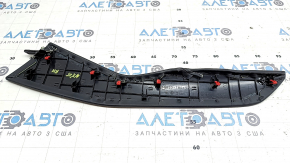 Lexus NX200t NX300h 15-17 black leather center console trim, upper right side