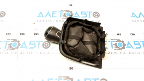 Manual transmission knob with shifter cover for VW Jetta 11-14 USA pre-restored, black, worn