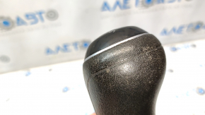 Manual transmission knob with shifter cover for VW Jetta 11-14 USA pre-restored, black, worn