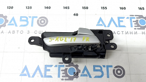 Kia Sportage 17-22 front right inner door handle, gray, worn