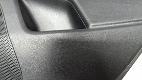 Kia Sportage 17-22 black rear right door trim, black eco-leather armrest, gray stitching, scratches