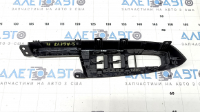 Front left window lift control trim for Kia Sportage 17-22, graphite