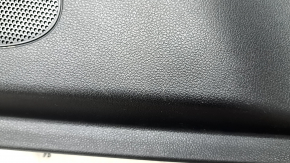 Black front right door panel for Kia Sportage 17-22, black eco-leather armrest, gray stitching, scratches