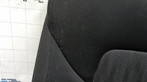 Back row of seats, upper right part, Kia Sportage 17-22, black cloth, LX, gray stitching, dry-cleanable