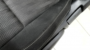 Kia Sportage 17-22 driver's seat without airbag, manual, black cloth, LX, gray stitching, dry clean, worn
