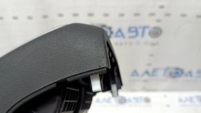 Rear center console trim with air vent deflector Kia Sportage 17-22 black, without cigarette lighter, scratches, worn