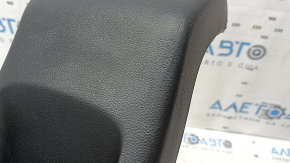 Rear center console trim with air vent deflector Kia Sportage 17-22 black, without cigarette lighter, scratches, worn
