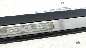 Front left door sill plate for Lexus NX200t NX300 NX300h 15-21 black, chrome, scratches
