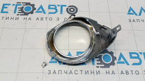 Right fog light frame for Lexus ES300h ES350 13-15 pre-rest chrome, broken mount