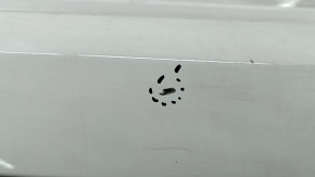 Kia Sportage 17-19 rear bumper without parking sensors, white, broken mount, scratches