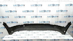 Kia Sportage 17-19 rear bumper lip, structure without parking sensors, scratches, crack, pressed