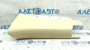 Right front panel trim for Lexus NX200t NX300 NX300h 15-17, beige leather, without deflector