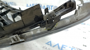 Radiator grille Lexus NX200t NX300h 15-17 Base, with emblem and molding, sand, broken mount
