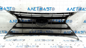 Radiator grille Lexus NX200t NX300h 15-17 Base, with emblem and molding, sand, broken mount