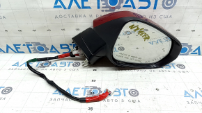 Right side mirror assembly for Lexus NX200t NX300h 15-17, 13 pins, turn signal, auto-dimming, heated, BSM, red