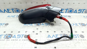 Right side mirror assembly for Lexus NX200t NX300h 15-17, 13 pins, turn signal, auto-dimming, heated, BSM, red