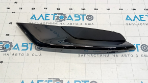Front bumper cover left Mazda 3 19- 4d structure black, Japan built